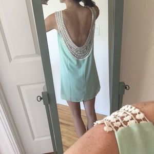 Mint Dress with beautiful back